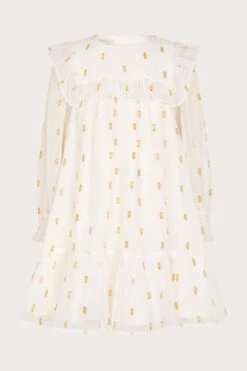 Monsoon Glitzerndes Dobby-Kleid