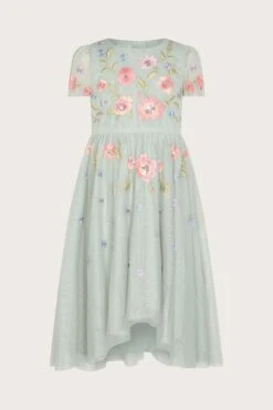 Monsoon Kleid Mit Stickereien