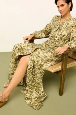 Next Langärmeliges Kleid, 100 % Baumwolle