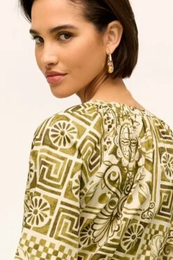 Next Langärmeliges Kleid, 100 % Baumwolle -MONSON Kleidung Geschaft Q94 193s3