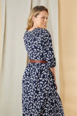 Lakeland Leather Lucy Durchgeknöpftes Kleid, Blau -MONSON Kleidung Geschaft T51599s4