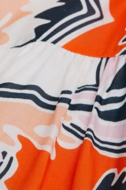 Reiss April Fließendes, Bedrucktes Kleid -MONSON Kleidung Geschaft U54601s5