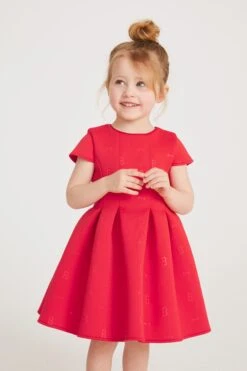 Baker By Ted Baker Scuba-Kleid Mit Prägung -MONSON Kleidung Geschaft U77221s3