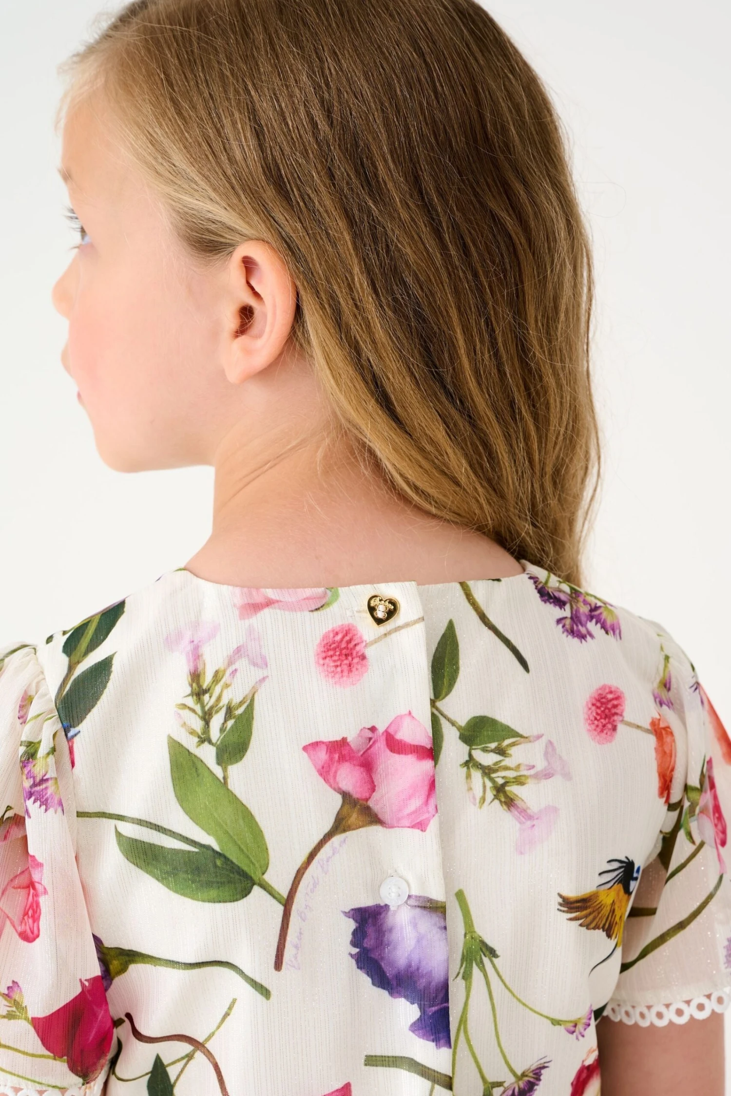 Baker By Ted Baker (0–13 Jahre) Geblümtes Weißes Kleid 6 Baker By Ted Baker (0–13 Jahre) Geblümtes Weißes Kleid – Bild 4