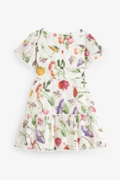 Baker By Ted Baker (0–13 Jahre) Geblümtes Weißes Kleid 16 Baker By Ted Baker (0–13 Jahre) Geblümtes Weißes Kleid -MONSON Kleidung Geschaft U80613s6