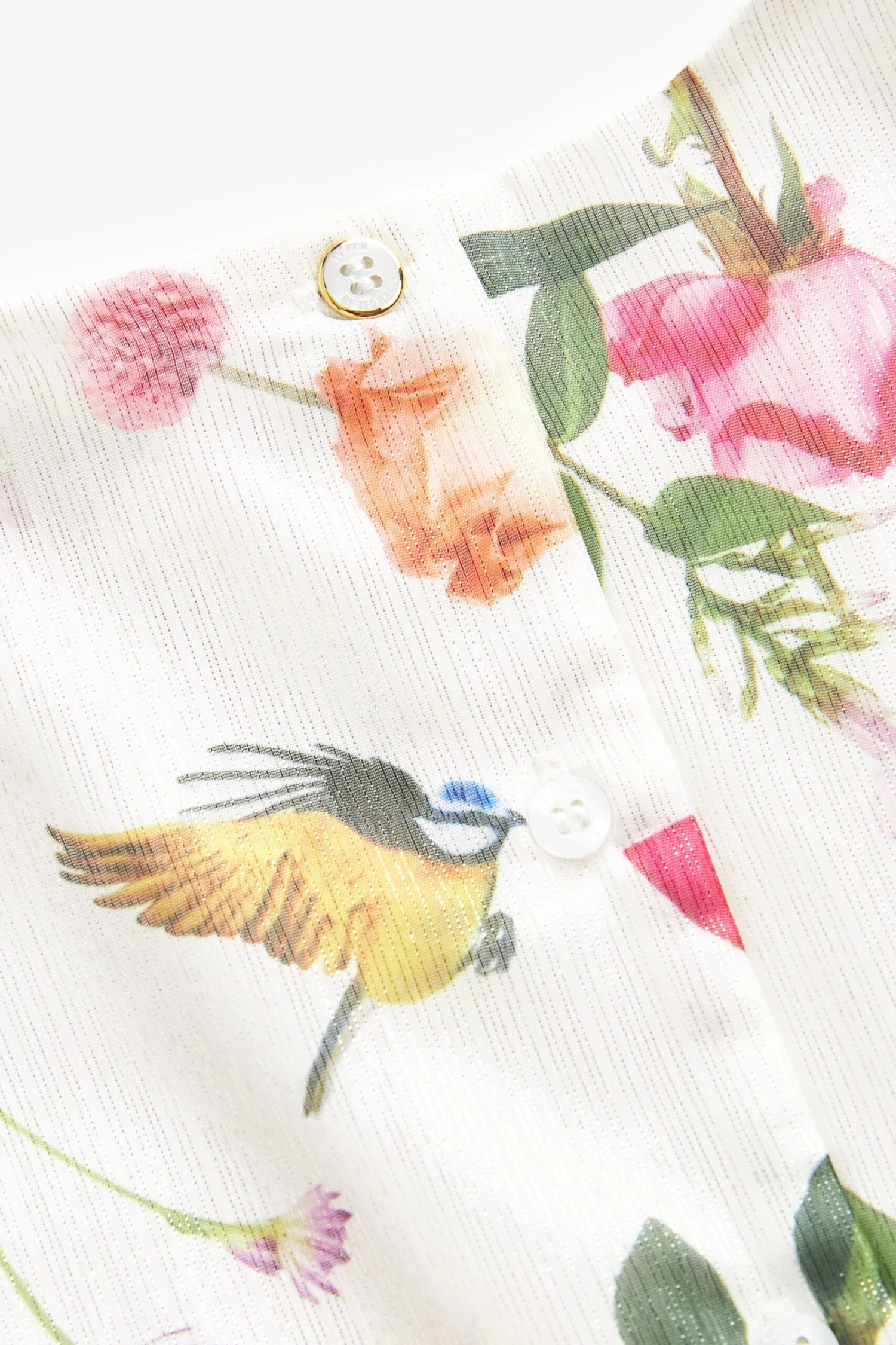 Baker By Ted Baker (0–13 Jahre) Geblümtes Weißes Kleid 11 Baker By Ted Baker (0–13 Jahre) Geblümtes Weißes Kleid – Bild 9