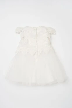 Angel & Rocket Baby Kleid Mit Hauptpartie Aus Spitze, Weiß -MONSON Kleidung Geschaft U92163s3