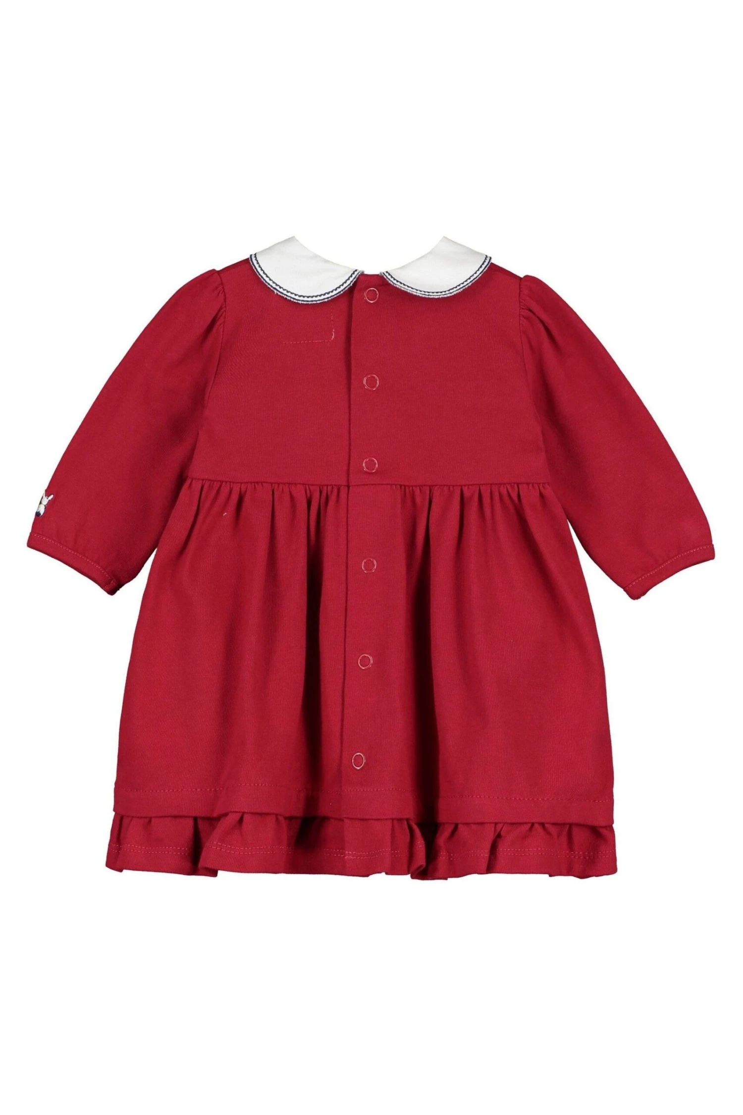 Emile Et Rose Besticktes Kleid Mit Bogenkanten Und Strumpfhose, Rot 5 Emile Et Rose Besticktes Kleid Mit Bogenkanten Und Strumpfhose, Rot – Bild 3